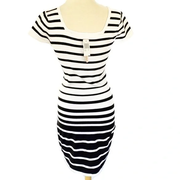 NWT Philosophy Striped Bodycon Dress Small - Picture 4 of 8